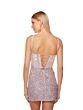 Alyce Paris 84008 Basque Waist Lace-up Back Dress