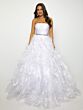 Ava Presley 39555 Ruffle Skirt Strapless Dress