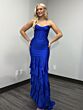 Ava Presley 47200 Ruched Derriere Scoop Neck Dress