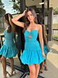 Ava Presley 47222 Front Cutout Bubble Hem Dress