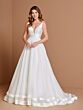 Christina Wu 19224 Tiered Hem Open Back Bridal Gown