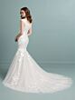 Christina Wu 28172 Cap Sleeve Portrait Neckline Wedding Dress