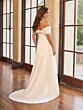 Christina Wu 34043 Off The Shoulder A-Line Satin Wedding Dress