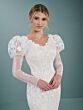 Christina Wu 28180 Puff Sleeve Corset Wedding Dress - Stock Only