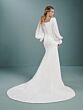 Christina Wu 28181 Square Neck Bishop Sleeve Wedding Gown