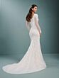 Christina Wu 28182 Scoop Neck Illusion Sleeve Bridal Dress
