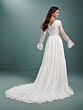 Christina Wu 28183 Ruffle Cuff A-Line Bridal Gown For Modest Weddings 