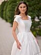Christina Wu 28205 Shoulder Bow Peasant Skirt Wedding Dress