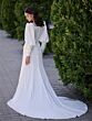 Christina Wu 28207 Juliet Sleeve Square Neck Wedding Dress