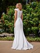 Christina Wu 28210D Applique Sleeve Draped Bodice Wedding Gown