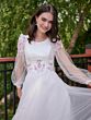 Christina Wu 28218 Scoop Neck Bishop Sleeve Bridal Gown