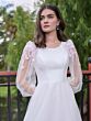 Christina Wu 28218 Scoop Neck Bishop Sleeve Bridal Gown