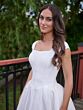 Christina Wu 28220 Pleated Skirt Square Neck Bridal Gown