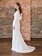 Christina Wu 34035 Bateau Neck Cowl Back Bridal Dress