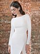 Christina Wu 34035 Bateau Neck Cowl Back Bridal Dress