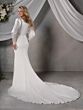 Christina Wu 28237 Drape Skirt Square Neckline Wedding Dress