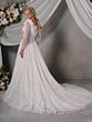 Christina Wu 28238 Sheer Sleeve Square Neckline Wedding Dress