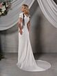 Christina Wu 28239 Puff Sleeve V-Neckline Wedding Dress