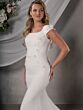 Christina Wu 28243 Cap Sleeve Square Neckline Wedding Dress