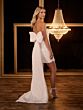 Christina Wu 34057 Bow Back Strapless Wedding Dress