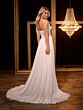 Christina Wu 34059 Spaghetti Strap High Slit Wedding Dress
