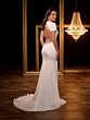 Christina Wu 34064 Exposed Back Jewel Neckline Wedding Dress