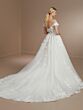 Christina Wu 15864 Long Veil Off The Shoulder Wedding Gown