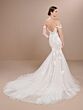 Christina Wu 15865 Illusion Bodice Open Back Wedding Dress