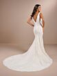 Christina Wu 15869 V-Neck Beaded Lace Wedding Gown