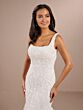 Christina Wu 15873 Square Neck Open Back Bridal Dress
