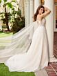 Christina Wu 15874 Illusion Sides Back Streamer Bridal Gown