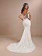 Christina Wu 15876 Illusion Back Removable Strap Wedding Dress