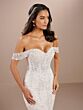 Christina Wu 15876 Illusion Back Removable Strap Wedding Dress