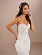Christina Wu 15876 Illusion Back Removable Strap Wedding Dress