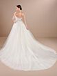 Christina Wu 15879 Sweetheart Neck Organza Wedding Gown