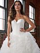 Christina Wu 15905 Ruffle Skirt Sweetheart Neck Wedding Dress