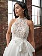 Christina Wu 15907 Keyhole Back Halter Neck Wedding Dress