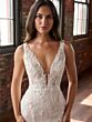 Christina Wu 15910 Plunging V-Neck Lace Wedding Gown