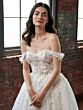 Christina Wu 15917 Off-The-Shoulder Lace Bodice Bridal Gown