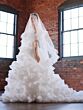 Christina Wu 15922 Ruffle Skirt Pleated Bodice Bridal Gown