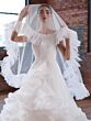 Christina Wu 15922 Ruffle Skirt Pleated Bodice Bridal Gown