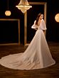 Christina Wu 15948 High Slit Puff Sleeve Wedding Dress