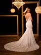 Christina Wu 15954 Spaghetti Strap Pearl Embellished Wedding Dress