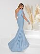 Christina Wu 48001 Illusion Sleeve One Shoulder Dress