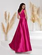 Christina Wu 48010 Surplice Bodice V-Neck Dress