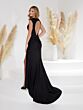 Christina Wu 48013 High Slit Cutout Back Dress