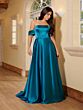 Christina Wu 48063 Removable Sleeve Slim Waistband Dress