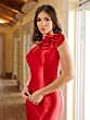Christina Wu 48066 One-Shoulder Ruffle Neck Dress