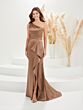 Christina Wu 48035 Ruffle Slit One Shoulder Dress