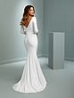 Christina Wu 48039 Ruched Bodice Three Quarter Sleeve Wedding Dress
